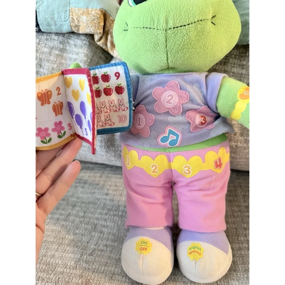 RARE LeapFrog LEARNING FRIEND LILY Plush Sings Numbers in English and Spanish